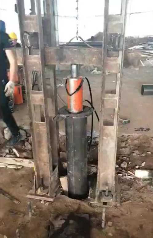 沧州肃宁县钢管桩加固